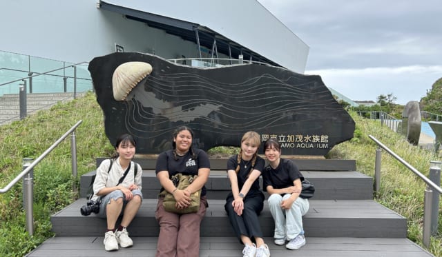 【現地研修2024】3日目（由良海岸、加茂水族館、富樫蝋燭店）